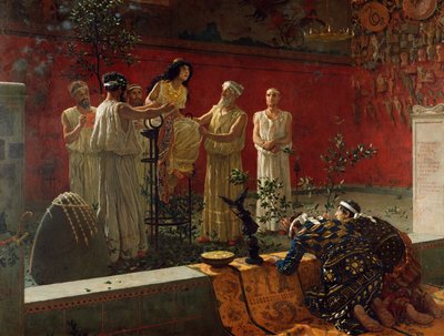 Het orakel, 1880 door Camillo Miola