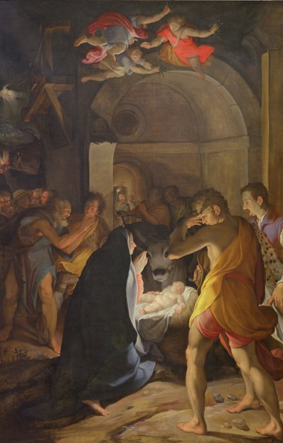 Aanbidding van de Herders door Camillo Procaccini