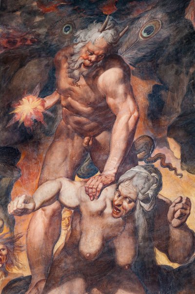Laatste oordeel (detail) door Camillo Procaccini