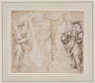 De Transfiguratie recto, Studie van Handen verso, c. 1590 door Camillo Procaccini