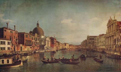 Een uitzicht op het Canal Grande Venetië, c1740, c1915 door Giovanni Antonio Canal