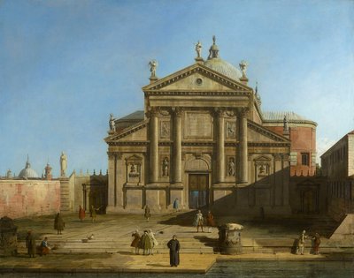 Canaletto - San Giorgio Maggiore in een Capriccio toonzetting c.1744 door Canaletto