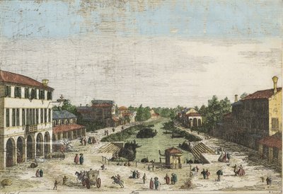 Canaletto Mestre kleurrijk door Canaletto