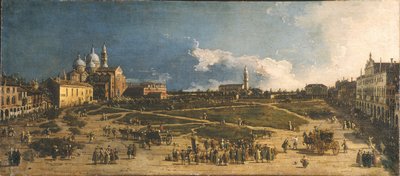 Prà della Valle in Padua door Canaletto