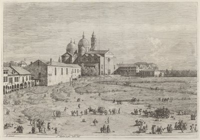 S. Giustina in pra della Vale door Canaletto