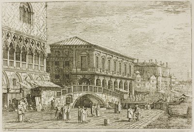 De gevangenis, uit Vedute door Canaletto