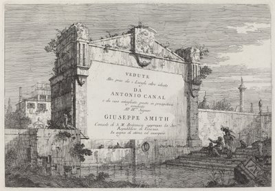 Titelplaat, ca. 1735-1746 door Canaletto