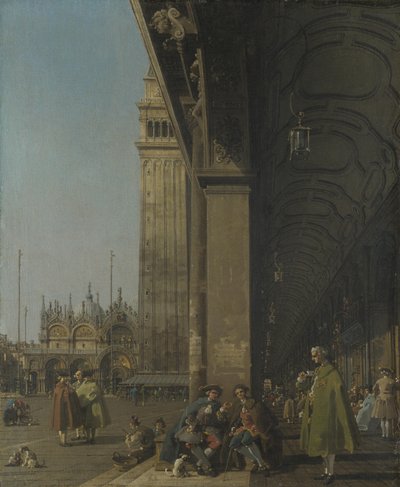 Venetië: Het San Marcoplein door Canaletto