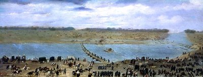 De Oversteek van de Santa Lucia Rivier, Uruguay door Candido Lopez