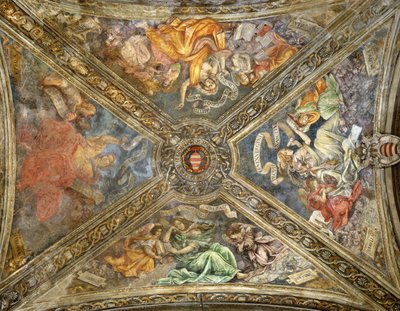 De Sibyllen van Tibur, Delphi, Cumae en Hellespont, Carafa-kapel, Santa Maria sopra Minerva, Rome door Capponi