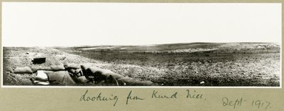 Uitzicht vanaf Kurd Hill, september 1917 door Capt. Arthur Rhodes