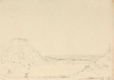 Boogschietterrein, Carisbrooke, Isle of Wight door Capt. Thomas Hastings