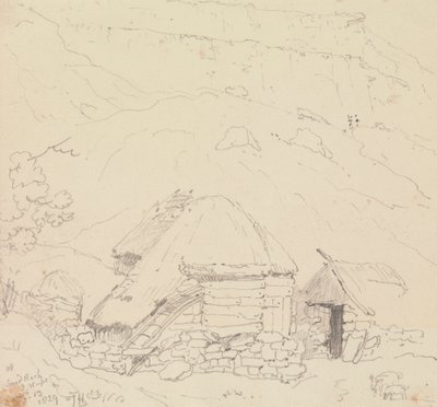 Bij Sandrock, Isle of Wight, 13 augustus 1829 door Capt. Thomas Hastings