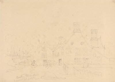 Barton Boerderij, East Cowes, Isle of Wight, mei 1833 door Capt. Thomas Hastings