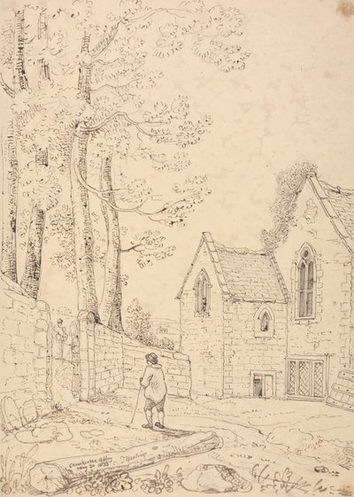 Crewkerne Abbey, 24 mei 1833 door Capt. Thomas Hastings