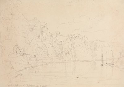 Ingang van Chepstow, september 1845 door Capt. Thomas Hastings