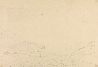 Uitzicht over Alum Bay door Capt. Thomas Hastings