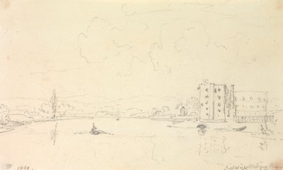 Medina-rivier en Cowes, Isle of Wight door Capt. Thomas Hastings