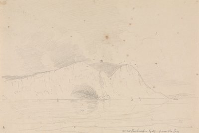 Dichtbij Freshwater Gate vanaf de zee door Capt. Thomas Hastings