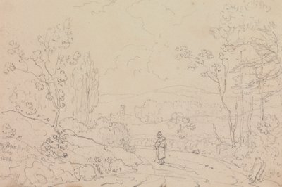Bij Newport, Isle of Wight, Februari 1826 door Capt. Thomas Hastings