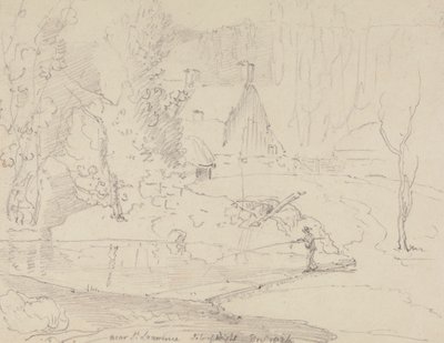 Bij Saint Lawrence, Isle of Wight, December 1826 door Capt. Thomas Hastings