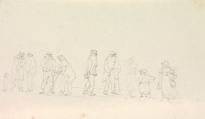 Schets van een Groep Mensen door Capt. Thomas Hastings