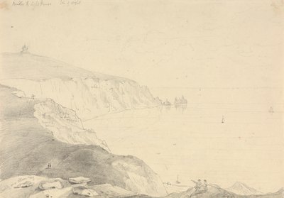 De Needles en Vuurtoren, Isle of Wight door Capt. Thomas Hastings