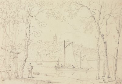 West Cowes, Vanuit het Oosten door Capt. Thomas Hastings