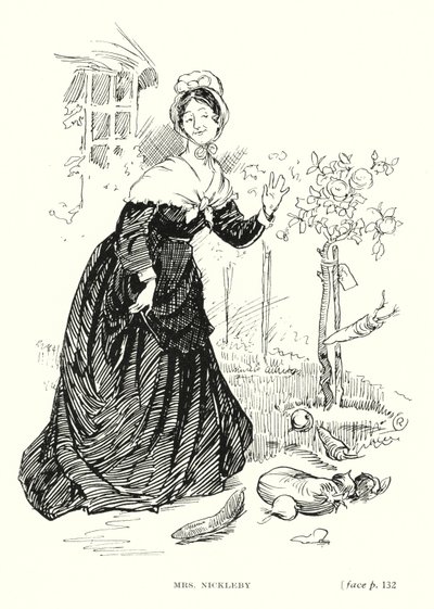 Dickens personage: Mrs Nickleby door Captain Edward Henry Handley Read