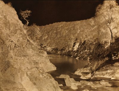 Rivierlandschap, Schotland, ca. 1858 door Captain Horatio Ross
