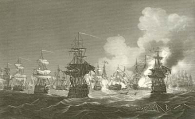 Slag bij de Nijl door Captain James Weir