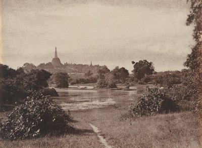 Rangoon. Uitzicht Bij het Meer door Captain Linnaeus Tripe