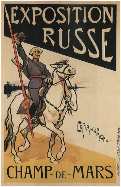 Russische tentoonstelling Champ-De-Mars door Caran d’Ache