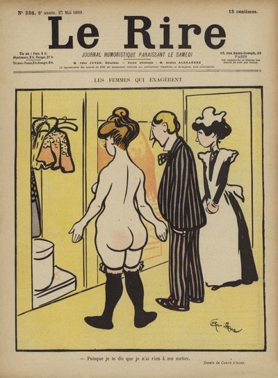 Illustratie voor Le Rire door Caran d Ache