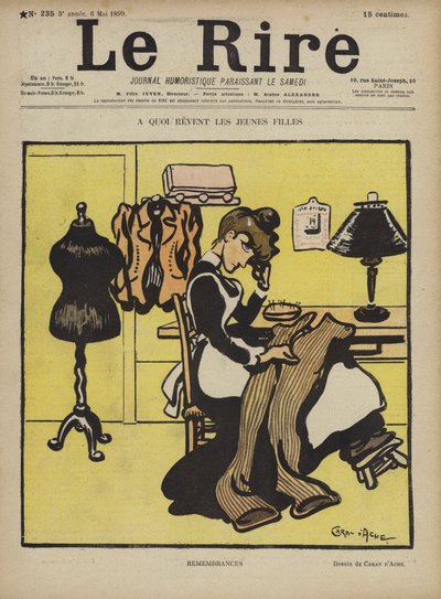 Illustratie voor Le Rire door Caran d Ache