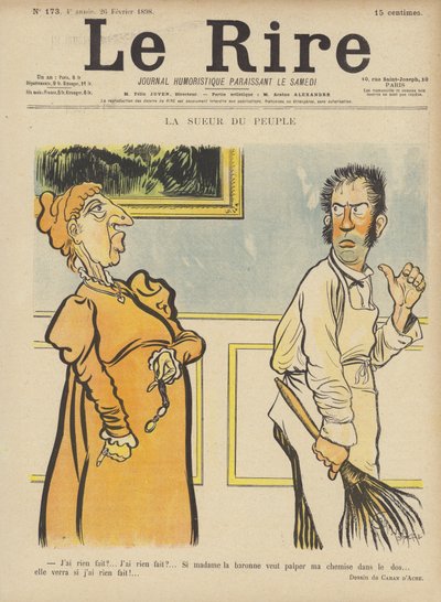 Illustratie voor Le Rire door Caran d Ache