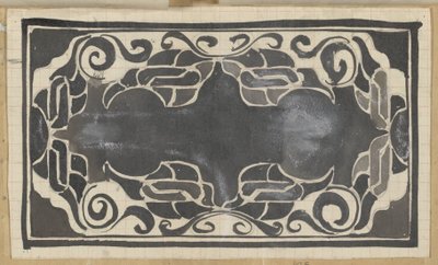 Decoratief ontwerp door Carel Adolph Lion Cachet