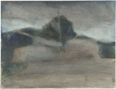 Landschap door Carel Adolph Lion Cachet
