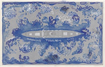 Ontwerp voor een vignet voor de Koninklijke Paketvaart Maatschappij door Carel Adolph Lion Cachet