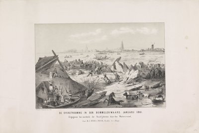 De Overstrooming in den Bommelerwaard. Januarij 1861 door Carel Christiaan Antony Last