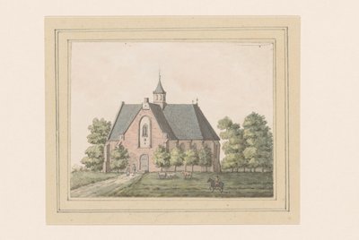 Figuren komen aanvliegen in een leeskabinet door Carel Christiaan Antony Last