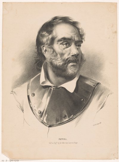 Man met een ijzeren ringkraag door Carel Christiaan Antony Last