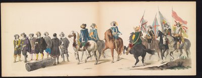 Maskerade van de Leidse studenten, 1850 (plaat 9) door Carel Christiaan Antony Last