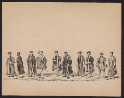 Maskerade van de Utrechtse studenten, 1846 (plaat 19) door Carel Christiaan Antony Last