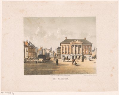 Stadhuis te Groningen door Carel Christiaan Antony Last