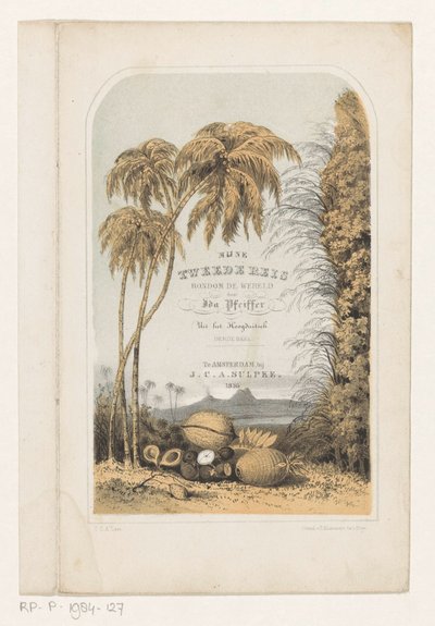 Tropisch Landschap door Carel Christiaan Antony Last