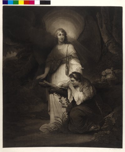 Hagar huilt Hagar in de woestijn door Carel Fabritius