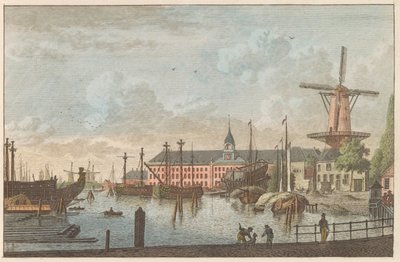 Admiraliteitsmagazijn Rotterdam, ca. 1790 door Carel Frederik Bendorp (I)