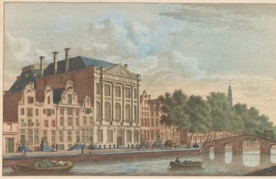 Gebouw van Felix Meritis te Amsterdam, ca. 1790 door Carel Frederik Bendorp (I)