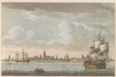 Gezicht op Hoorn, ca. 1790 door Carel Frederik Bendorp (I)